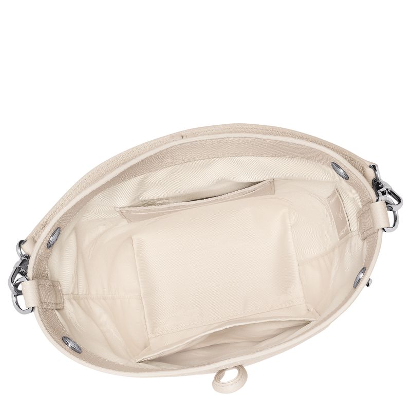 Beige Longchamp Le Roseau Xs Women Bucket Bag | Ksa-657PRLWZX