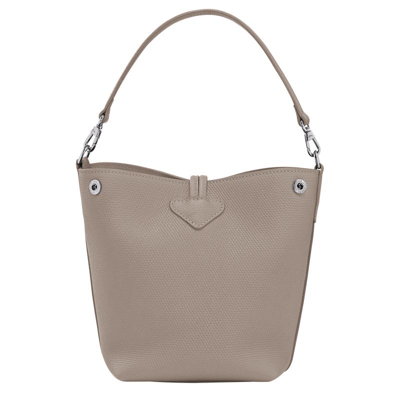 Beige Longchamp Le Roseau Xs Women Bucket Bag | Ksa-281ZLIRDX