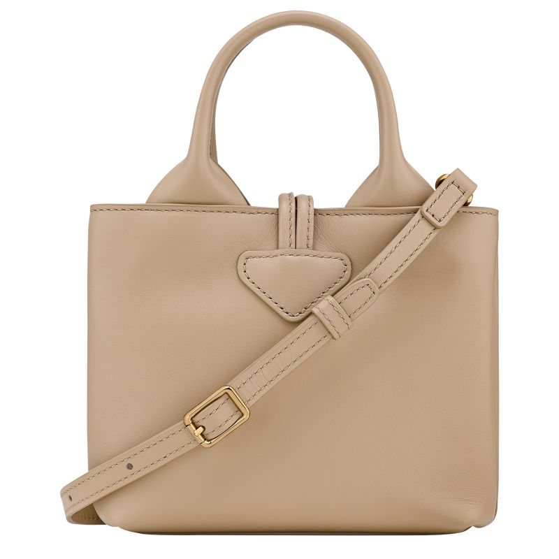 Beige Longchamp Le Roseau Xs Women Handbag | Ksa-245YWPRCG