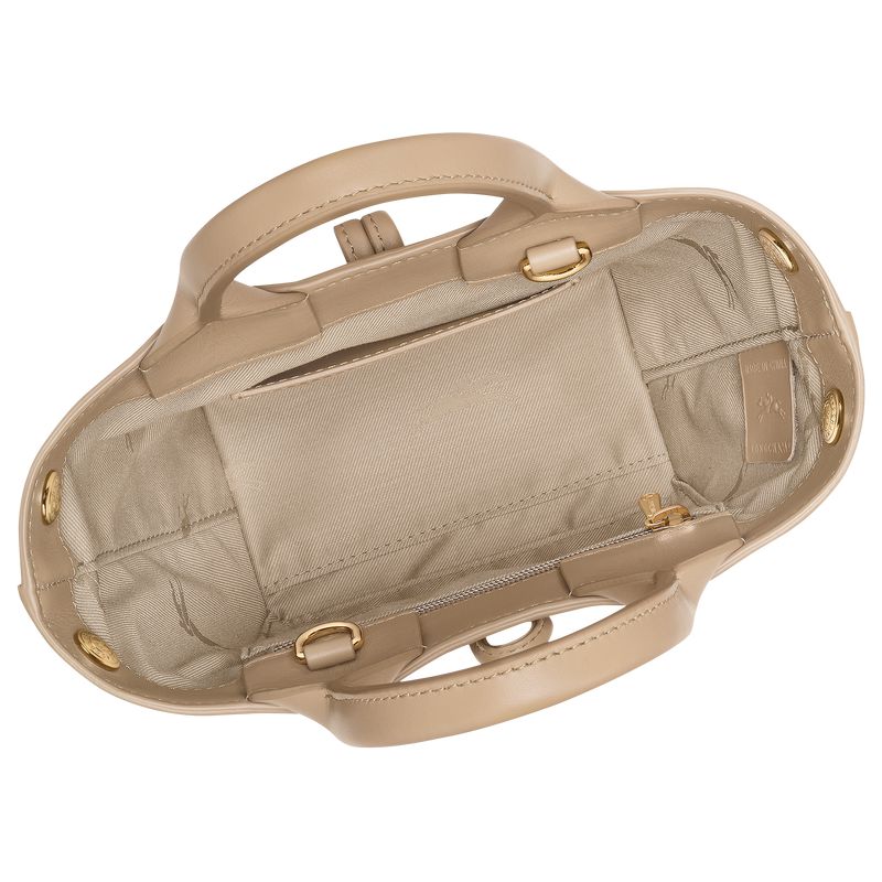Beige Longchamp Le Roseau Xs Women Handbag | Ksa-245YWPRCG