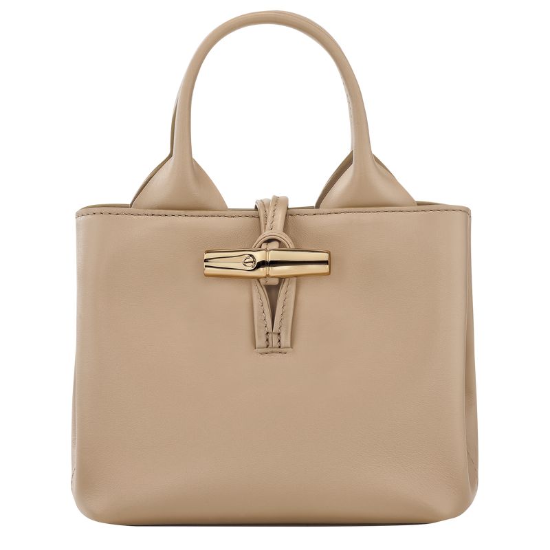 Beige Longchamp Le Roseau Xs Women Handbag | Ksa-245YWPRCG
