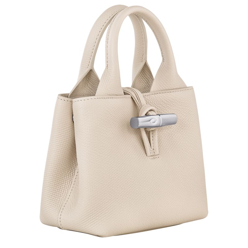 Beige Longchamp Le Roseau Xs Women Handbag | Ksa-754CZILVF