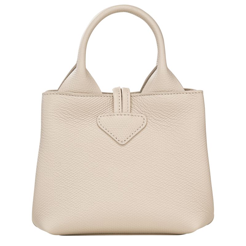 Beige Longchamp Le Roseau Xs Women Handbag | Ksa-754CZILVF