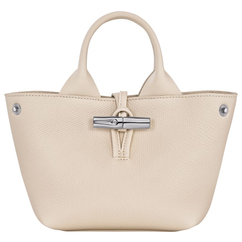 Beige Longchamp Le Roseau Xs Women Handbag | Ksa-754CZILVF
