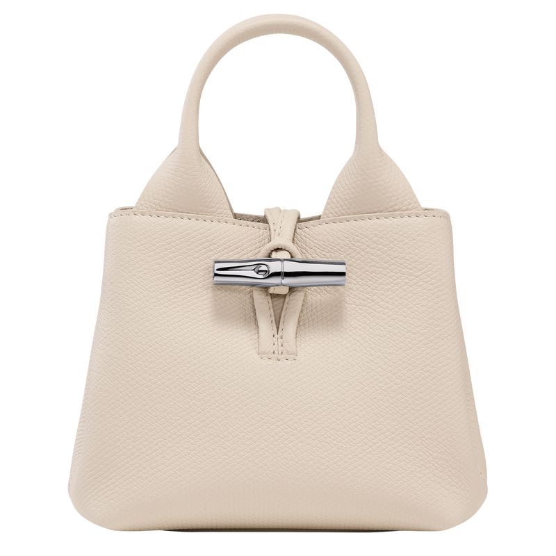 Beige Longchamp Le Roseau Xs Women Handbag | Ksa-754CZILVF