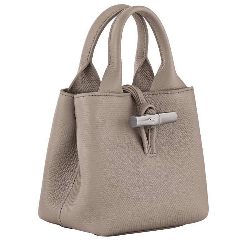 Beige Longchamp Le Roseau Xs Women Handbag | Ksa-736WOKLVR