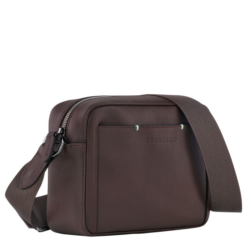 Beige Longchamp Sur Seine Camera Men Crossbody Bag | Ksa-678PFGBWE