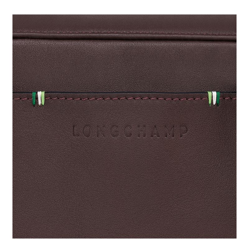 Beige Longchamp Sur Seine Camera Men Crossbody Bag | Ksa-678PFGBWE