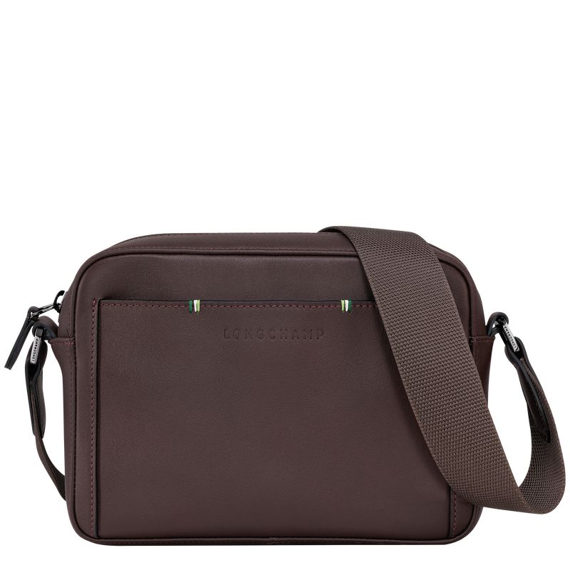 Beige Longchamp Sur Seine Camera Men Crossbody Bag | Ksa-678PFGBWE