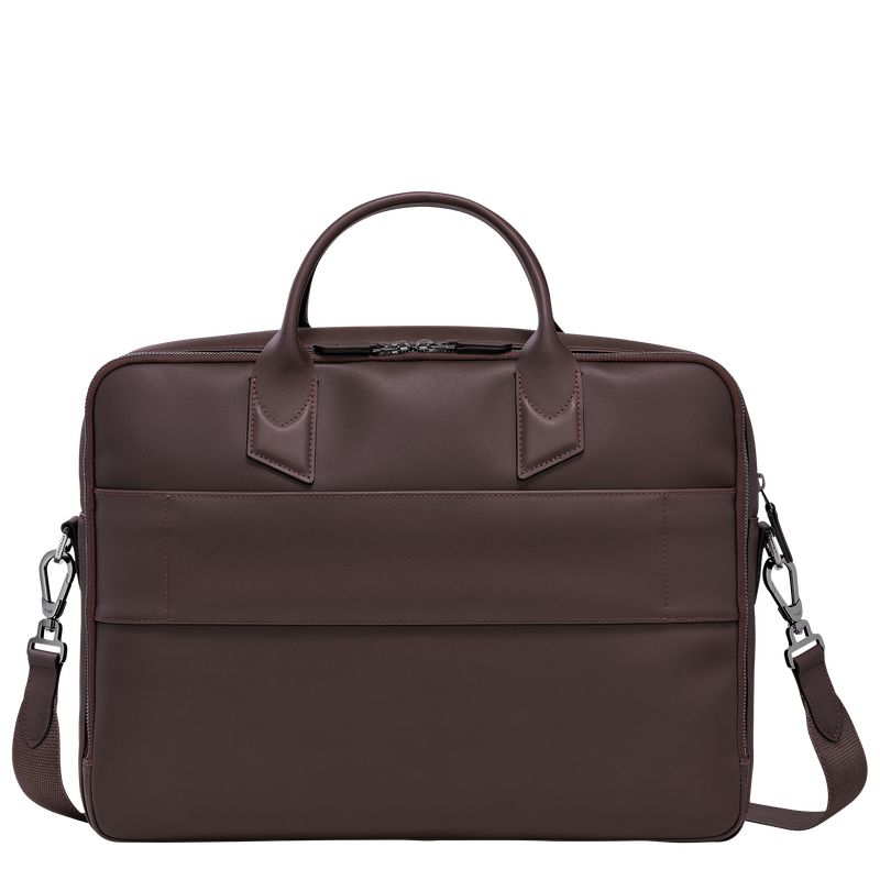 Beige Longchamp Sur Seine M Men Briefcase | Ksa-158UADSTC