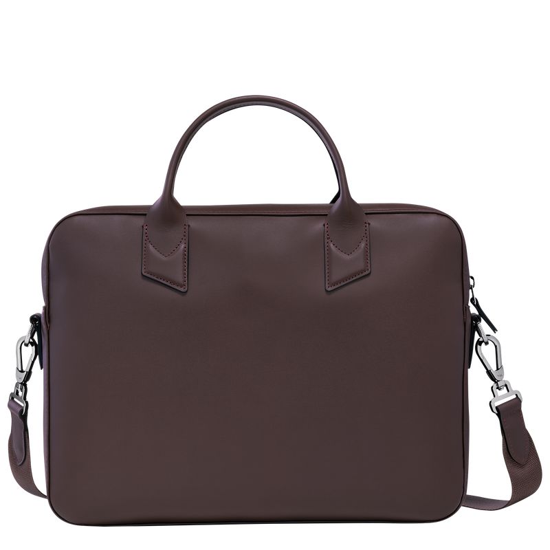 Beige Longchamp Sur Seine Men Briefcase | Ksa-487MDFTIZ