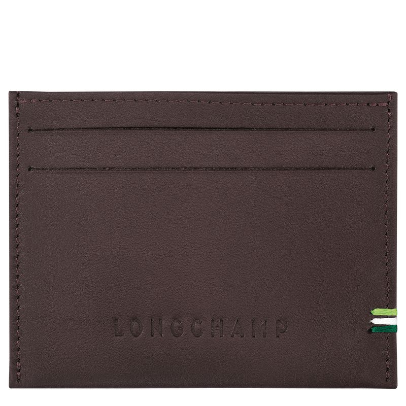 Beige Longchamp Sur Seine Men Card Holder | Ksa-021WKQDRE