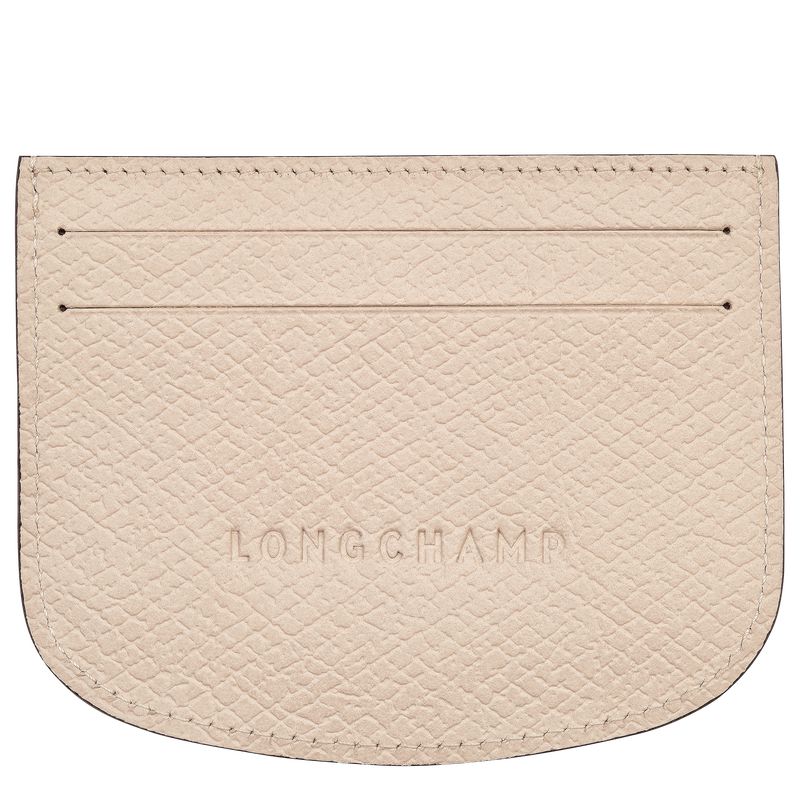 Beige Longchamp Épure Men Card Holder | Ksa-310LFQUSW