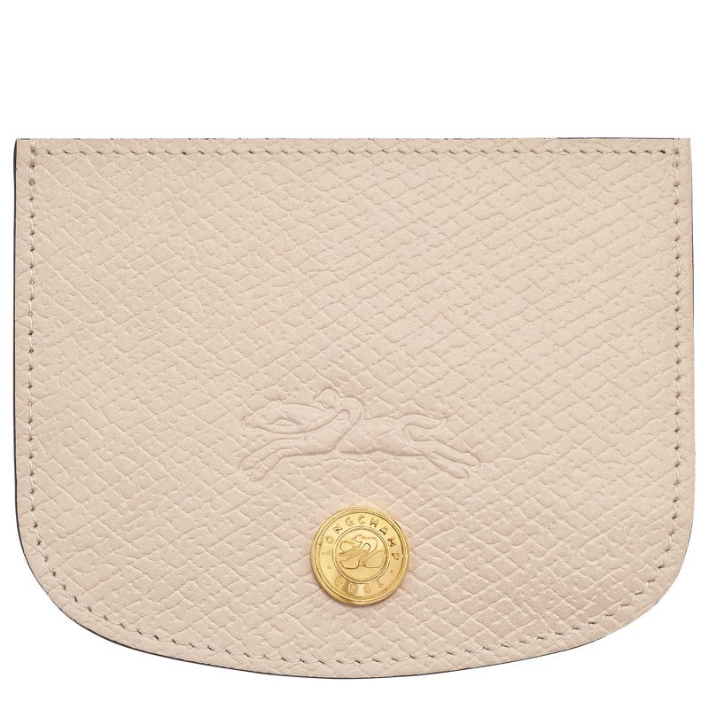 Beige Longchamp Épure Men Card Holder | Ksa-310LFQUSW