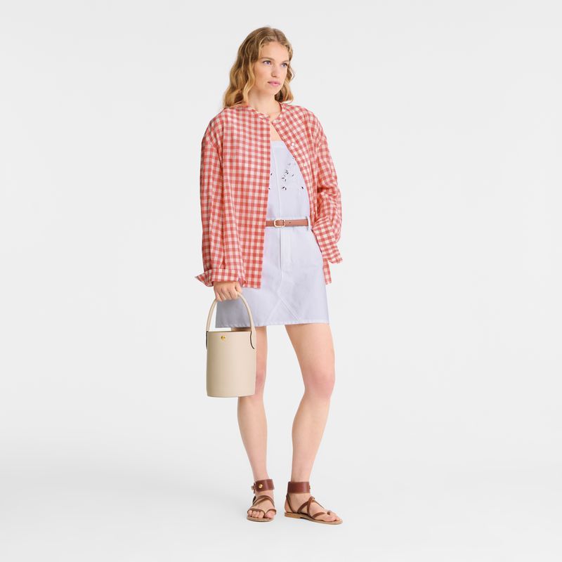 Beige Longchamp Épure S Women Bucket Bag | Ksa-852SWZRHM