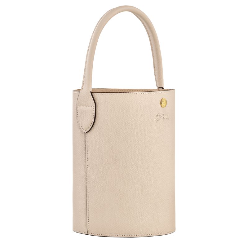 Beige Longchamp Épure S Women Bucket Bag | Ksa-852SWZRHM