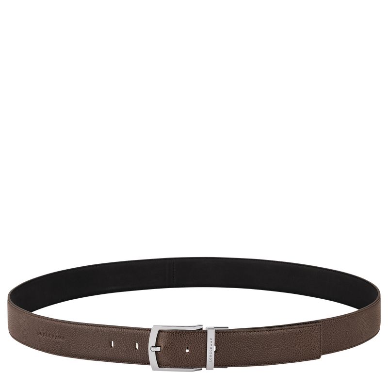 Beige / Black Longchamp Le Foulonné Men Belt | Ksa-781YIDGHZ