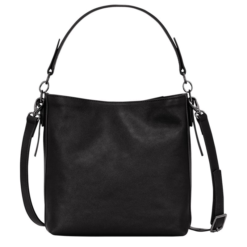 Black Longchamp 3D S Women Crossbody Bag | Ksa-584CPMEVY