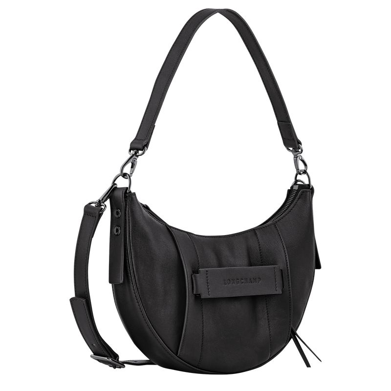 Black Longchamp 3D S Women Crossbody Bag | Ksa-154TKHSJL