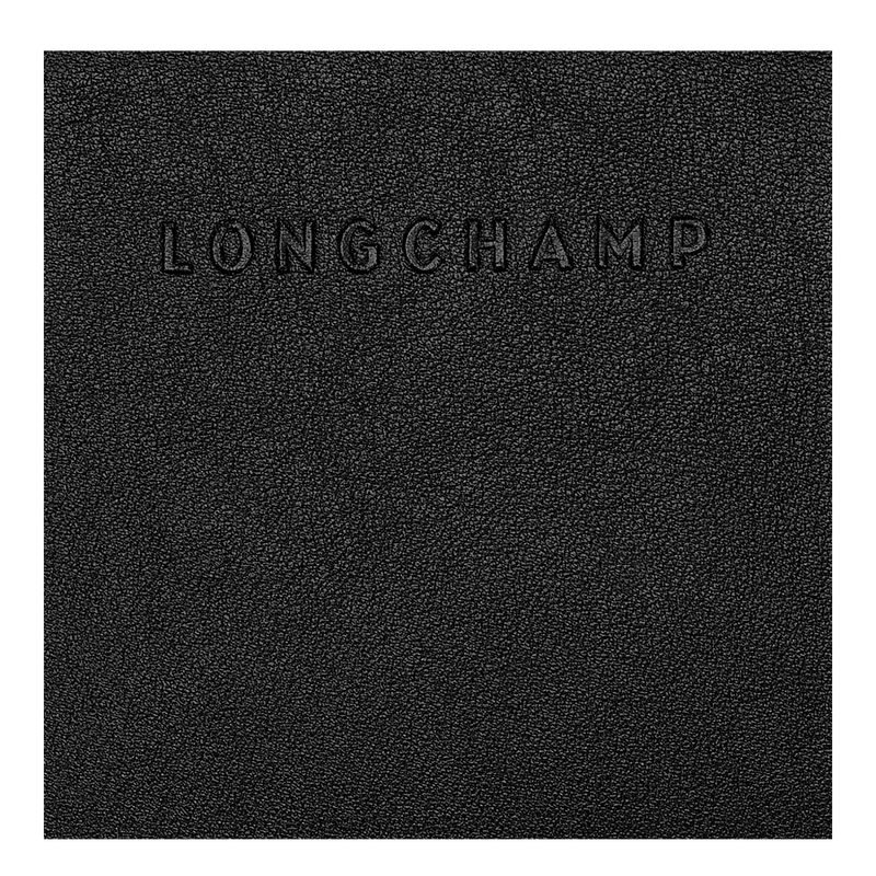 Black Longchamp 3D Women Wallet | Ksa-928ZKCLUX