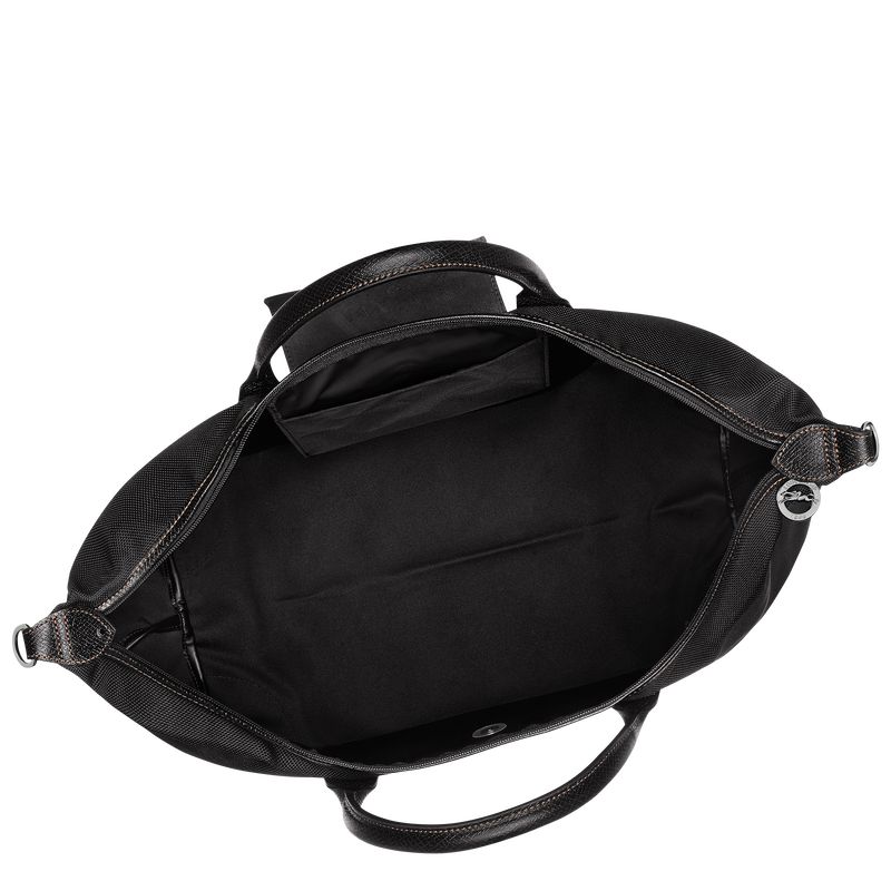 Black Longchamp Boxford L Men Travel Bag | Ksa-348DQSFHT