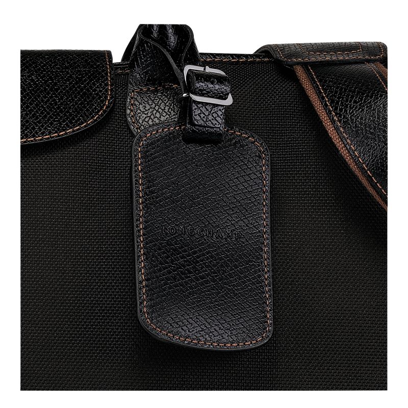 Black Longchamp Boxford L Men Travel Bag | Ksa-348DQSFHT