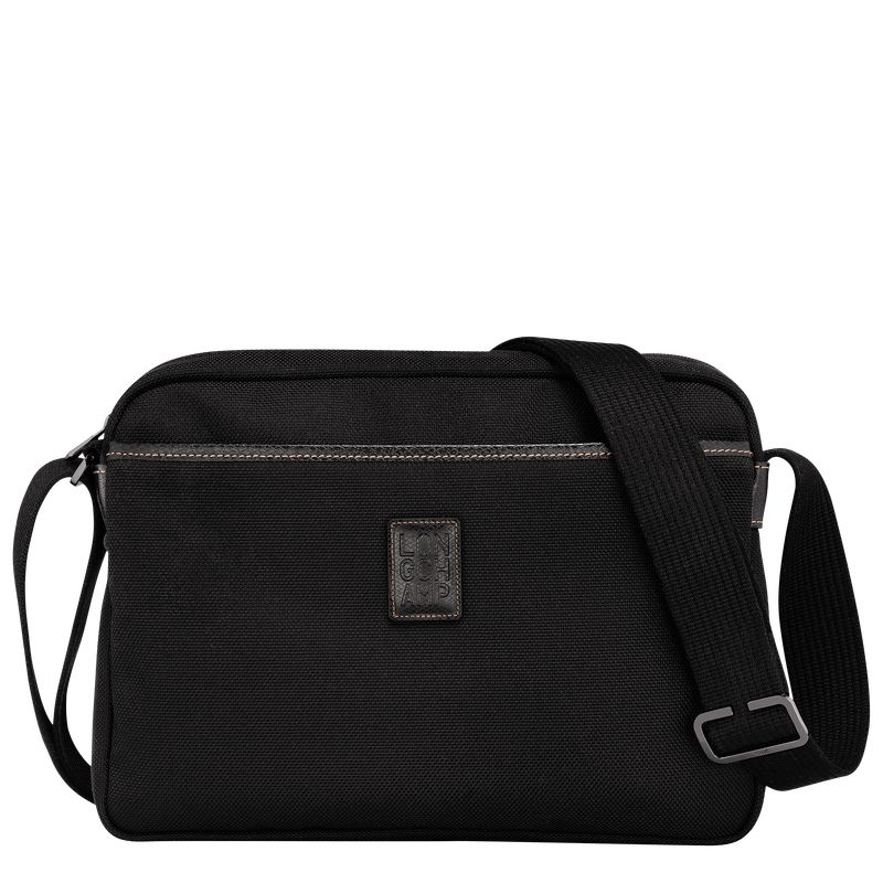 Black Longchamp Boxford M Camera Men Crossbody Bag | Ksa-031MQUSGO