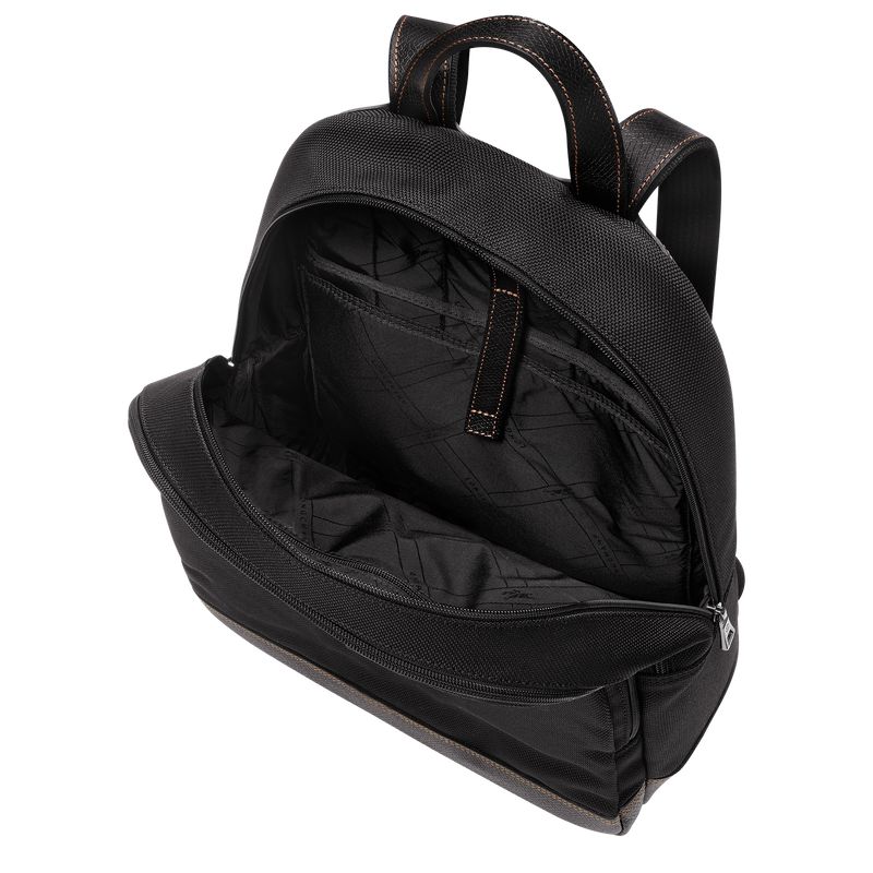 Black Longchamp Boxford Men Backpack | Ksa-738VONFCH