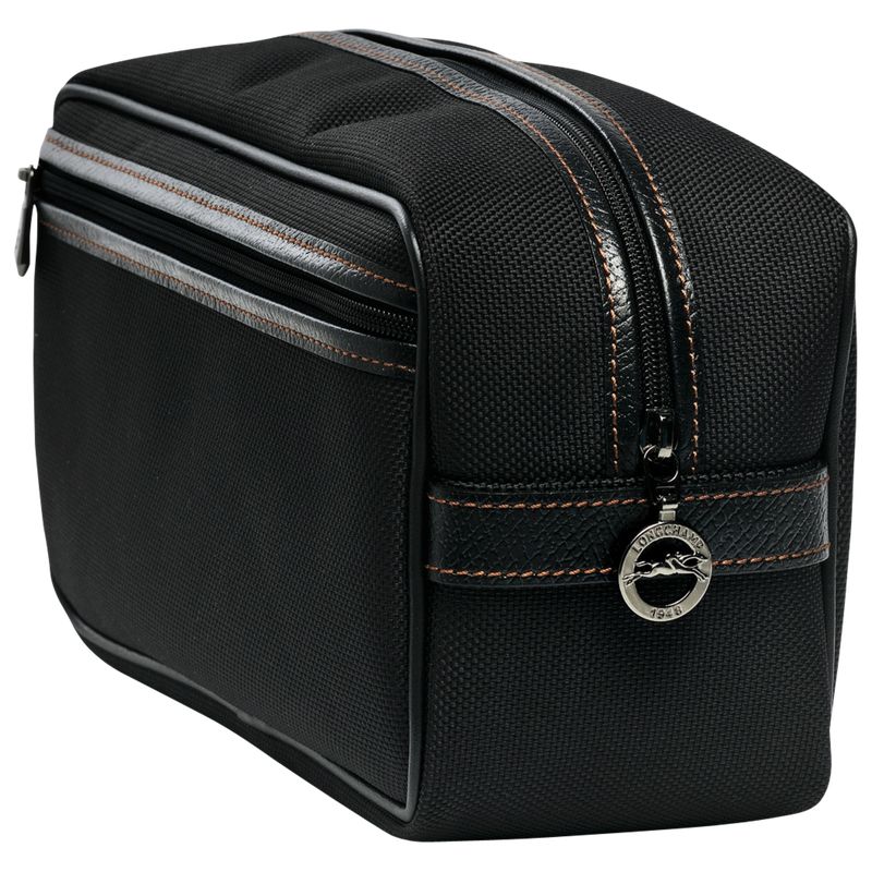 Black Longchamp Boxford Men Toiletry Bags | Ksa-721DJUVXY