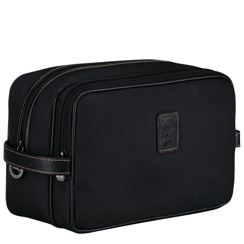 Black Longchamp Boxford Men Toiletry Bags | Ksa-983KODINL