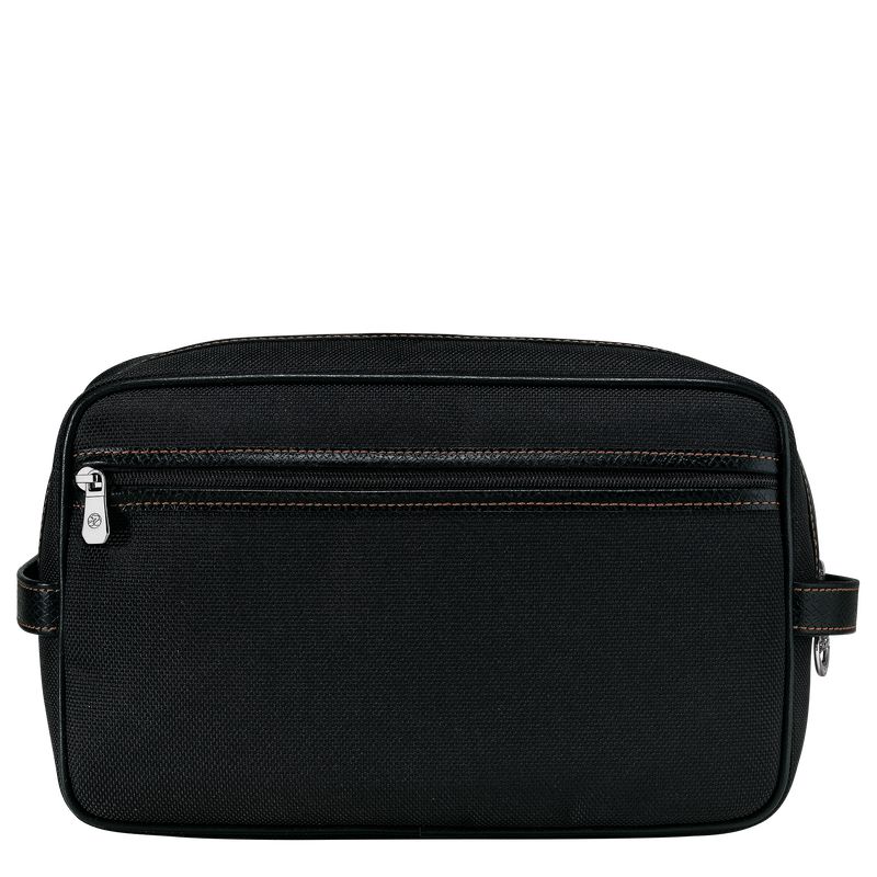 Black Longchamp Boxford Men Toiletry Bags | Ksa-983KODINL