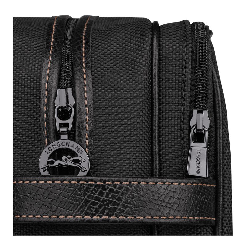 Black Longchamp Boxford Men Toiletry Bags | Ksa-983KODINL