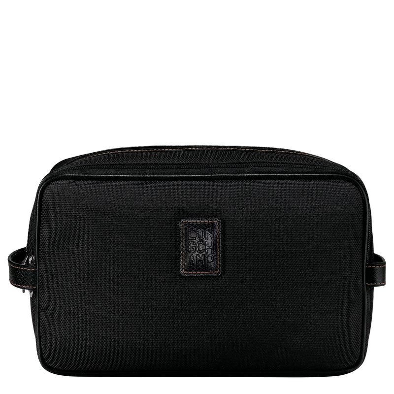 Black Longchamp Boxford Men Toiletry Bags | Ksa-983KODINL