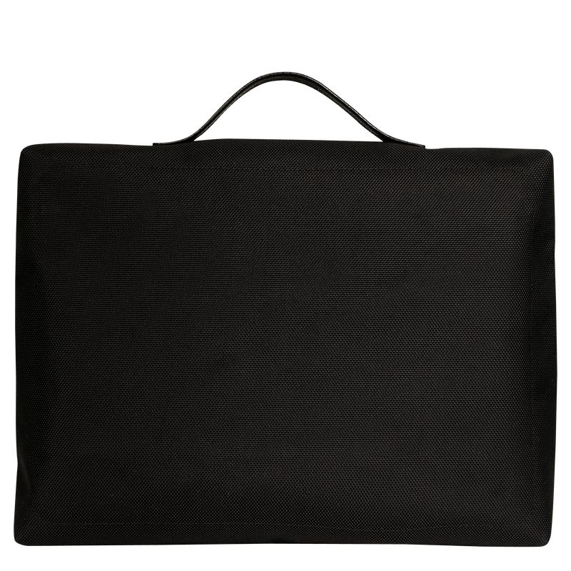 Black Longchamp Boxford S Men Briefcase | Ksa-683SMYHNG