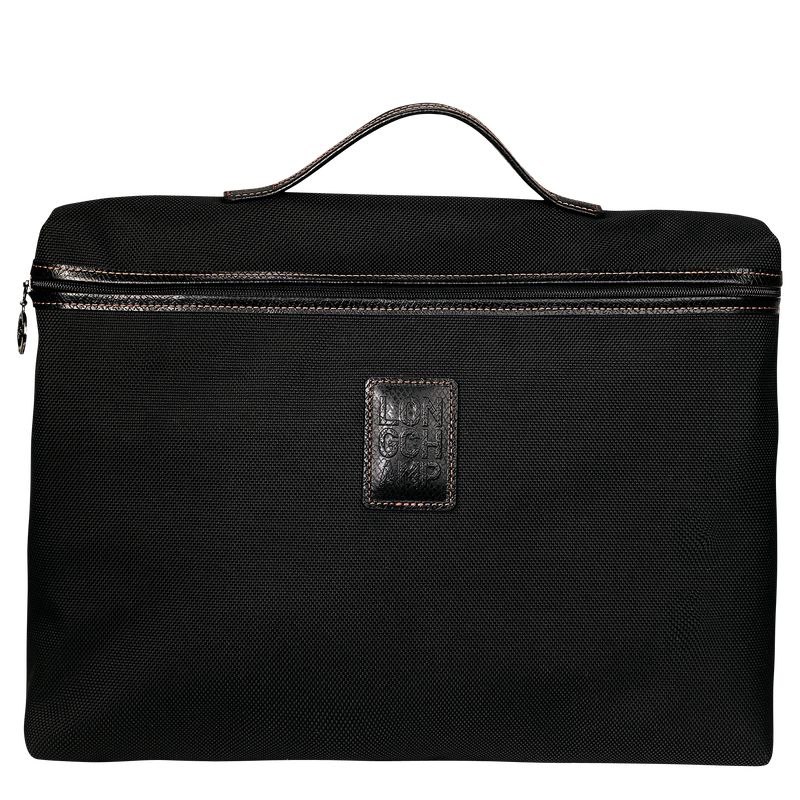 Black Longchamp Boxford S Men Briefcase | Ksa-683SMYHNG