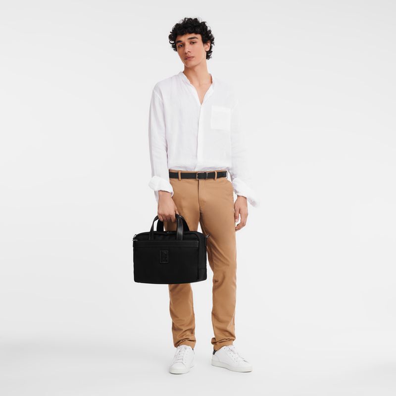 Black Longchamp Boxford S Men Travel Bag | Ksa-746YAQLWP