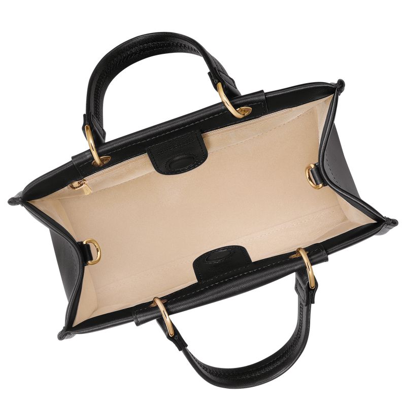 Black Longchamp Cabas S Women Handbag | Ksa-749BIJEZW