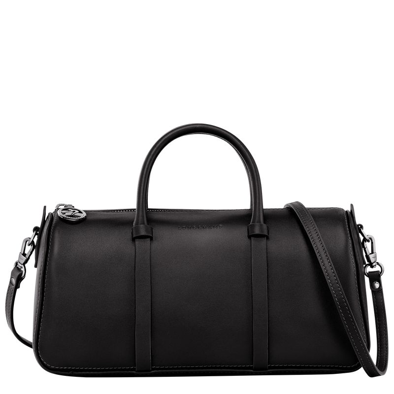 Black Longchamp Daylong M Women Handbag | Ksa-679WZTMFX