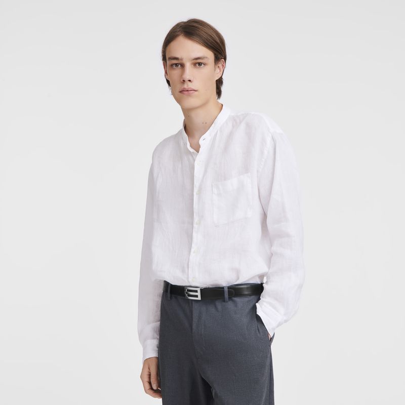 Black Longchamp Delta Box Men Belt | Ksa-814MGAQFO