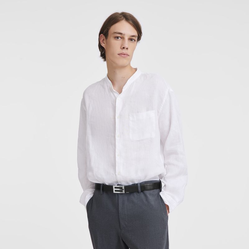 Black Longchamp Delta Box Men Belt | Ksa-814MGAQFO