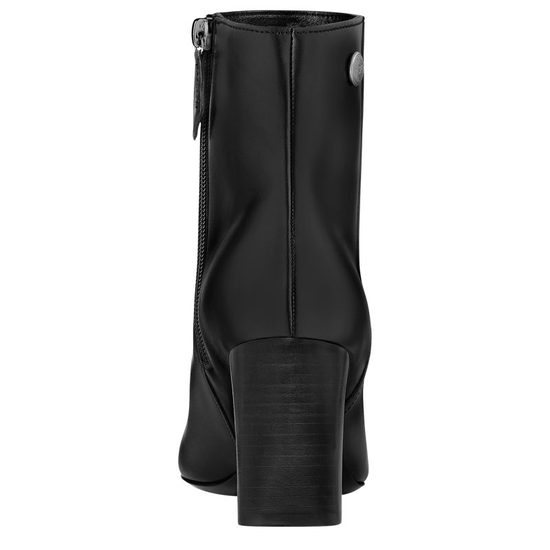 Black Longchamp Epure Low Women Boots | Ksa-967FMBQGC