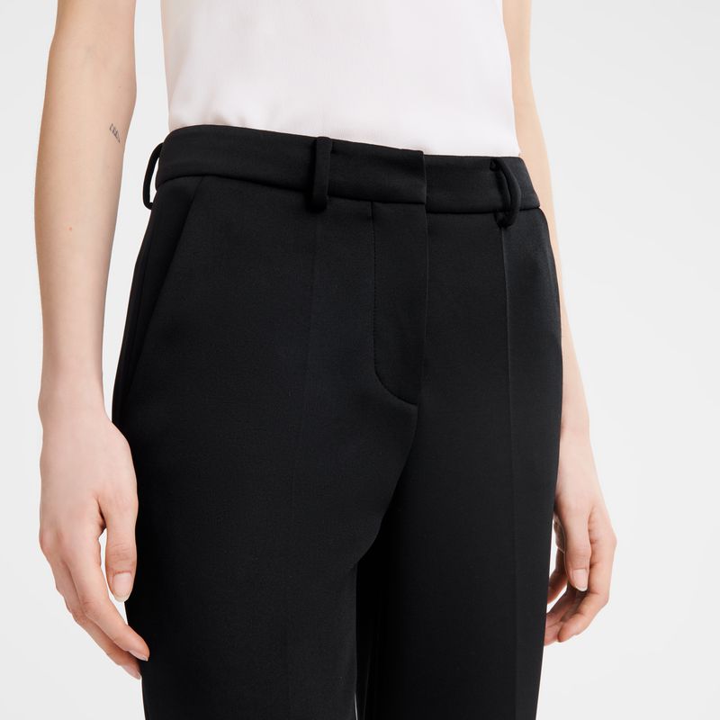 Black Longchamp Jersey Women Pants | Ksa-230JWOHAV