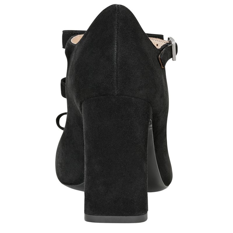 Black Longchamp La Baronne Women Sandals | Ksa-287JGZKPW