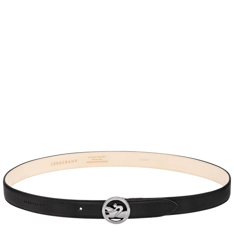 Black Longchamp La Médaille Women Belt | Ksa-238VOJIUQ