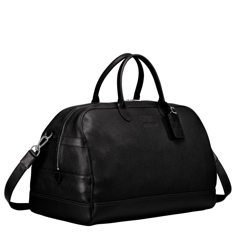 Black Longchamp Le Foulonné L Men Travel Bag | Ksa-231RGTYFW