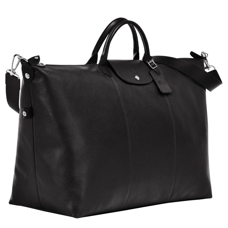 Black Longchamp Le Foulonné L Men Travel Bag | Ksa-056XFWCKS