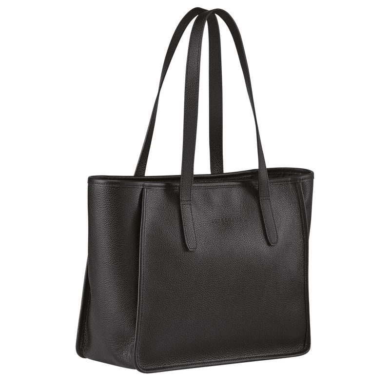 Black Longchamp Le Foulonné L Women Tote Bag | Ksa-513OUDRBX