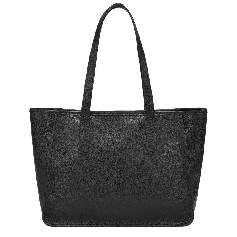 Black Longchamp Le Foulonné L Women Tote Bag | Ksa-513OUDRBX