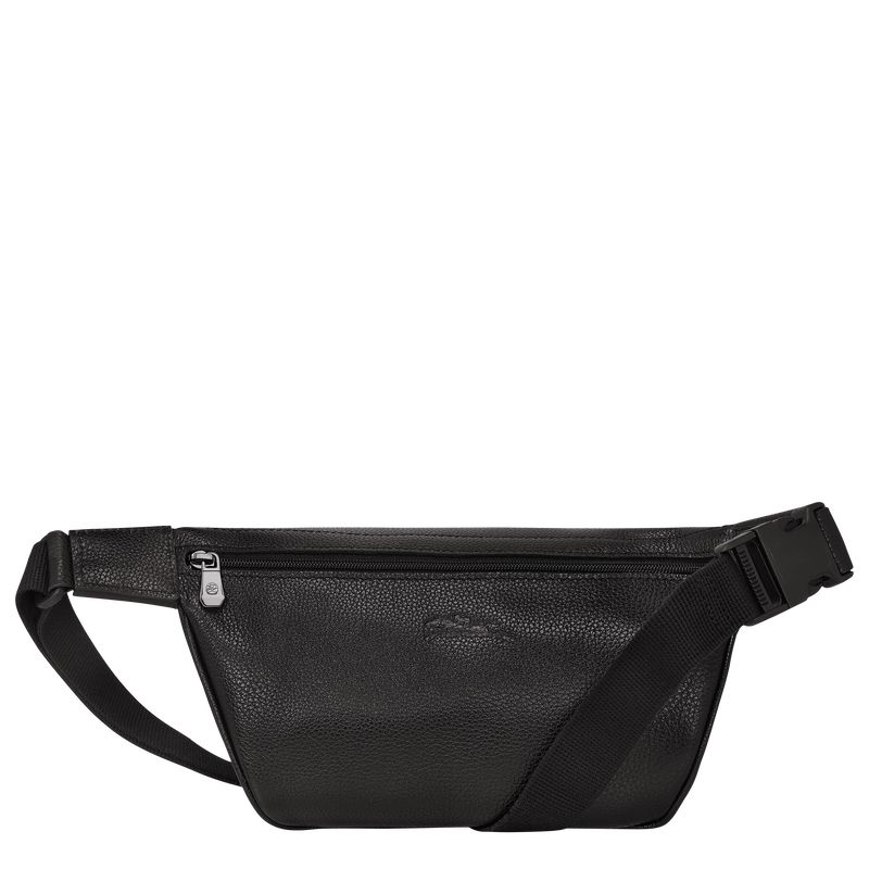Black Longchamp Le Foulonné M Men Belt Bag | Ksa-876UMPNJE