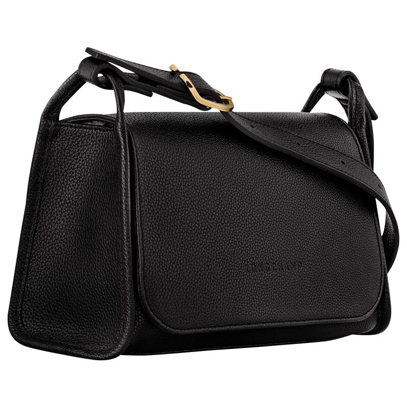 Black Longchamp Le Foulonné M Women Crossbody Bag | Ksa-129VNZJLO